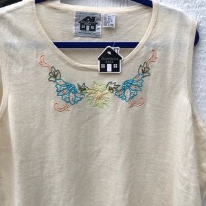 Story took Knits vintage shell unworn with tag